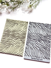 Load image into Gallery viewer, Zebra Print Rubber Texture Mat for Polymer Clay