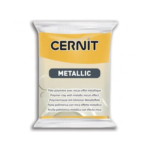 Cernit Metallic 56g Yellow 700