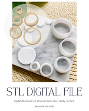 Load image into Gallery viewer, -STL Digital File- Circle Clay Cutters PCC1024
