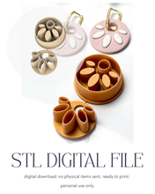 Load image into Gallery viewer, -STL Digital File- Circle Donut Embedded Polymer Clay Cutter PCC1773