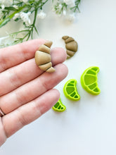 Load image into Gallery viewer, Croissant Spring Polymer Clay Cutter
