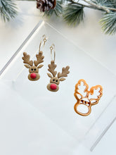 Load image into Gallery viewer, Rudolf The Reindeer Detailed Polymer Clay Cutter | Christmas Cutters
