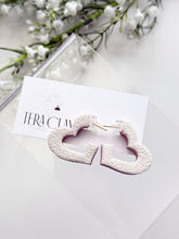 Load image into Gallery viewer, The Double-sided Heart Hoops (one-of-a-kind)