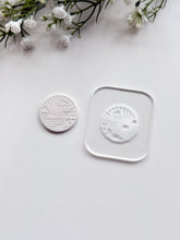 Load image into Gallery viewer, Summer Landscape Acrylic Texture Tile | Acrylic Embossing Stamp
