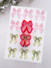 Load image into Gallery viewer, Transfer Paper 461 Pink & Green Bow | Image Water Transfer