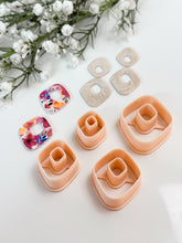 Load image into Gallery viewer, Rhombus Soft Donut Polymer Clay Cutter