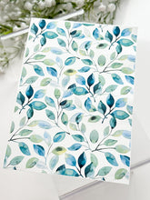 Load image into Gallery viewer, Transfer Paper 384 Watercolor Leaves  | Image Water Transfer
