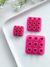 Load image into Gallery viewer, Heart-shaped Petal Cluster Polymer Clay Cutters