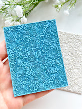 Load image into Gallery viewer, Sunflower Field Rubber Texture Mat for Polymer Clay