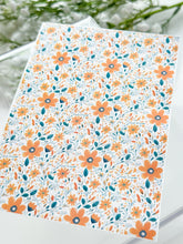 Load image into Gallery viewer, Transfer Paper 365 Orange Flowers | Image Water Transfer