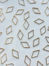 Load image into Gallery viewer, 18K Gold Plated Rhombus Bezel | Nickel Free