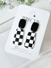 Load image into Gallery viewer, The Skinny Checkered Dangles