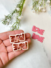 Load image into Gallery viewer, LOVE Polymer Clay Cutter