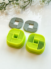 Load image into Gallery viewer, Infinity Square Donut Polymer Clay Cutter