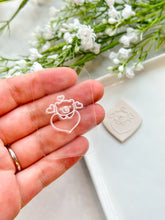 Load image into Gallery viewer, Bear In Love Acrylic Texture Tile | Acrylic Embossing Stamp