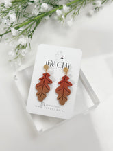 Load image into Gallery viewer, The Autumn Oak Leaves (also in silver)