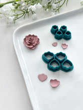 Load image into Gallery viewer, Petal Cluster Duo #2 Polymer Clay Cutters