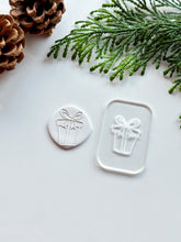 Load image into Gallery viewer, Christmas Gift Festive Acrylic Texture Tile | Acrylic Embossing Stamp
