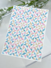 Load image into Gallery viewer, Transfer Paper 263 Pastel Triangles | Image Water Transfer