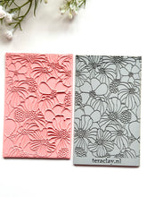 Load image into Gallery viewer, Florals Rubber Texture Mat for Polymer Clay