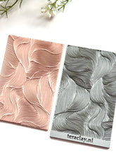 Load image into Gallery viewer, Wavy Swirls Rubber Texture Mat for Polymer Clay