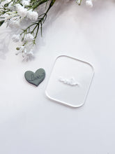 Load image into Gallery viewer, Love Acrylic Texture Tile | Acrylic Embossing Stamp