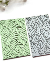 Load image into Gallery viewer, Wavy Leaves Rubber Texture Mat for Polymer Clay