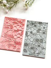Load image into Gallery viewer, Florals Rubber Texture Mat for Polymer Clay