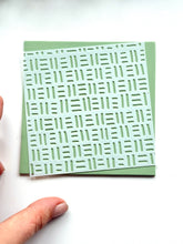 Load image into Gallery viewer, Lines Clay Stencil Sheet | Reusable Polymer Clay Texture Stencil