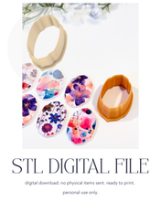Load image into Gallery viewer, -STL Digital File- Elegant Frame Polymer Clay Cutter PCC1782