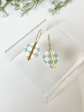 Load image into Gallery viewer, The Green Checkerboard Hoops