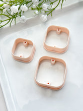 Load image into Gallery viewer, Basic Square with Drill Guides Polymer Clay Cutter