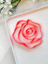 Load image into Gallery viewer, Rose Trinket Dish Clay Cutter