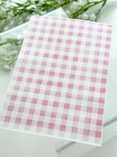 Load image into Gallery viewer, Transfer Paper 396 Pink Gingham | Image Water Transfer