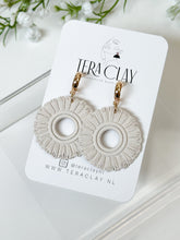 Load image into Gallery viewer, The Rounded Macrame Dangles (also in silver)