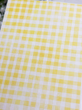Load image into Gallery viewer, Transfer Paper 649 Yellow Gingham | Image Water Transfer