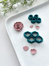 Load image into Gallery viewer, Petal Cluster Duo #2 Polymer Clay Cutters