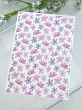 Load image into Gallery viewer, Transfer Paper 264 Pencil Flowers | Image Water Transfer