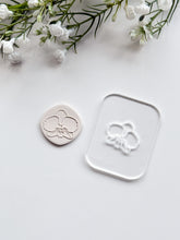 Load image into Gallery viewer, Orchid Flower Acrylic Texture Tile | Acrylic Embossing Stamp
