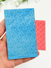 Load image into Gallery viewer, Vintage Tapestry Texture Mat for Polymer Clay