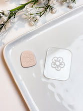 Load image into Gallery viewer, Plum Blossom Flower Acrylic Texture Tile | Acrylic Embossing Stamp