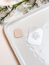 Load image into Gallery viewer, Plum Blossom Flower Acrylic Texture Tile | Acrylic Embossing Stamp