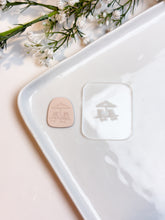 Load image into Gallery viewer, Beach Scene #1 Texture Tile | Acrylic Embossing Stamp