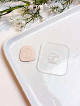 Load image into Gallery viewer, Beach Scene #2 Texture Tile | Acrylic Embossing Stamp