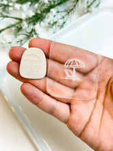 Load image into Gallery viewer, Beach Scene #2 Texture Tile | Acrylic Embossing Stamp