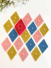 Load image into Gallery viewer, Boho Rhombus Polymer Clay Cutter PCC1836