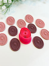 Load image into Gallery viewer, Boho Oval Polymer Clay Cutter PCC1841