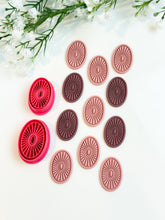 Load image into Gallery viewer, Boho Oval Polymer Clay Cutter PCC1841
