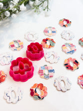 Load image into Gallery viewer, Scalloped Round Donut with Drill Guides Polymer Clay Cutter PCC1840
