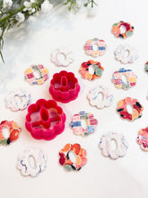 Load image into Gallery viewer, Scalloped Round Donut with Drill Guides Polymer Clay Cutter PCC1840